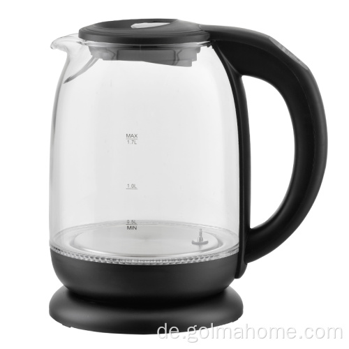 Speed-Boil Wasserkocher LED-Anzeige 1,7L Wasserkocher BPA FREI Elektrischer Glas-Teekessel